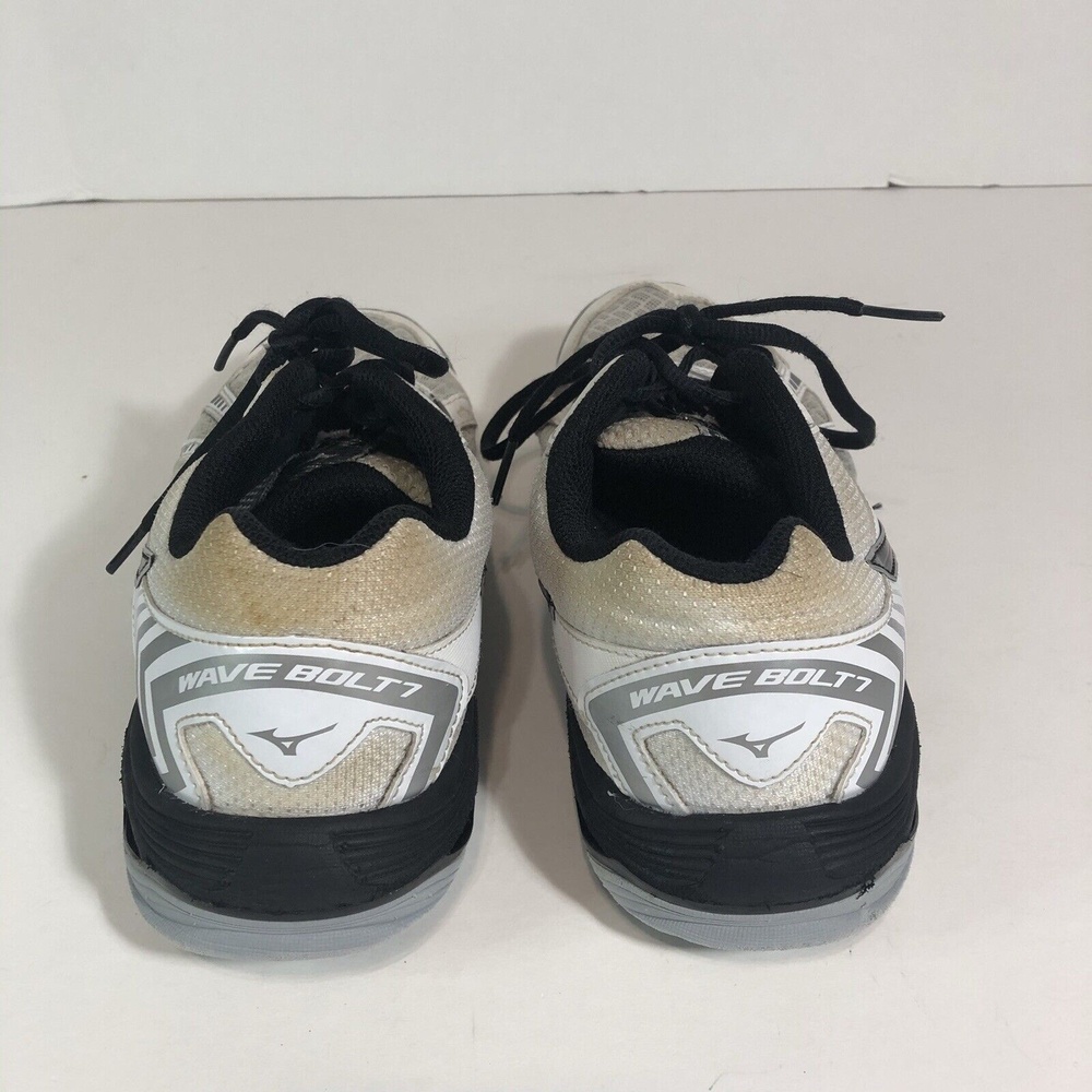 Mizuno Wave Supersonic Women's Size 8 Shoes White/Black Volleyball V1GC184008 - Picture 4 of 9